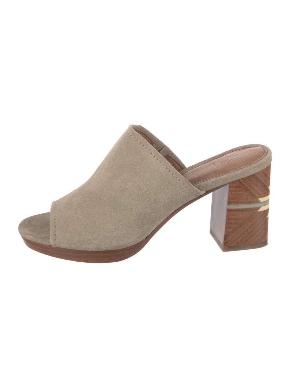 Frye Leather Suede Mules